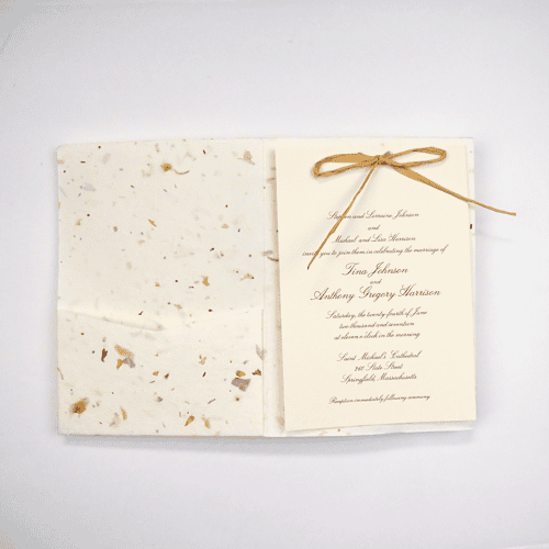 Plantable Wedding Invitations Seed Paper Wedding Invitations