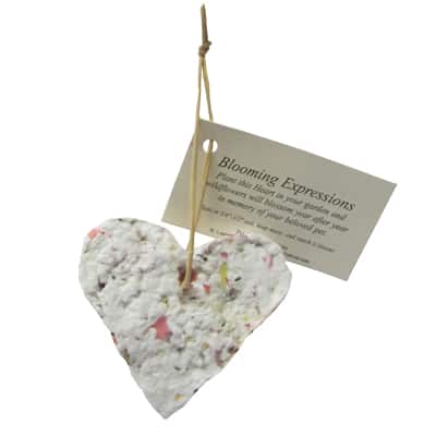 Heart Shaped Seed Paper, Memorial Products