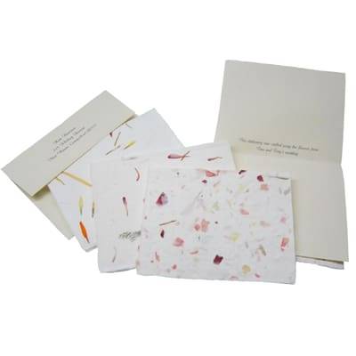 floral expressions handmade thank you note cards